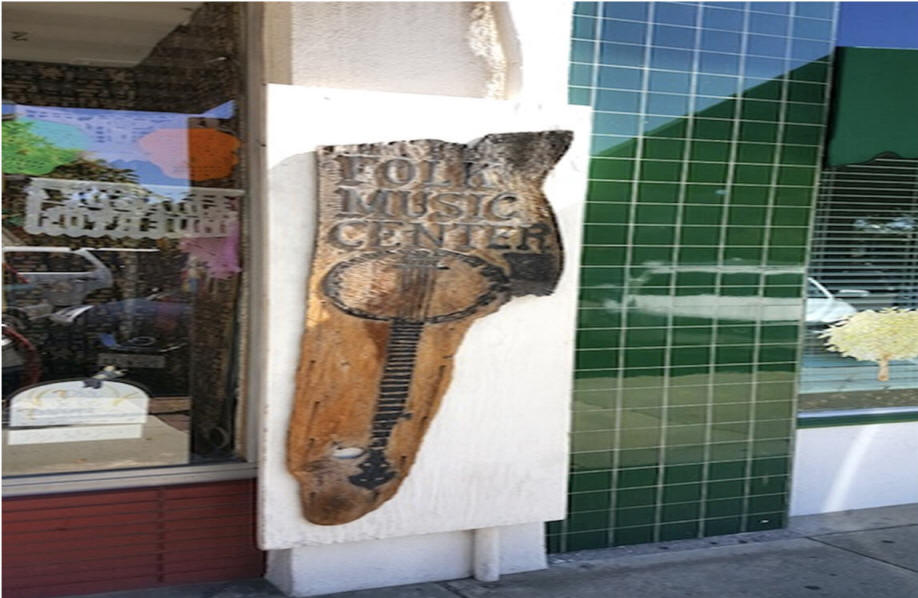 Folk Music Center entrance