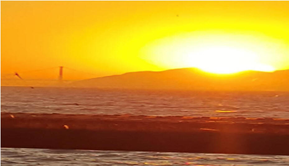 Berkeley Sunset View of Golden Gate Bridge