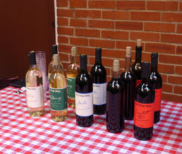 Wines from Carlos Garage Winery on the Strip