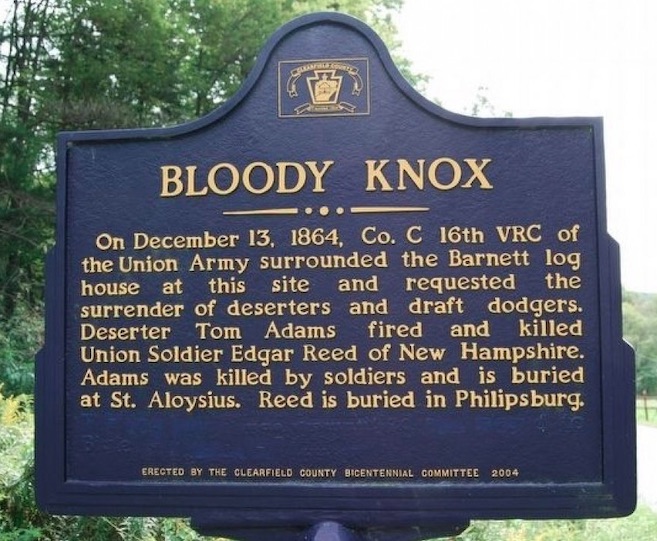 marker about bloody knox