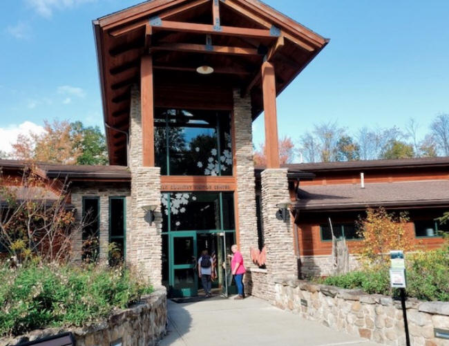 entrance to visitors center