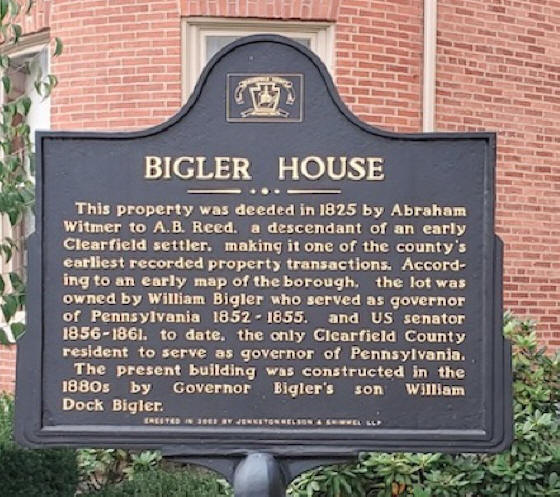bigler sign at Victorian Kerr Mansion