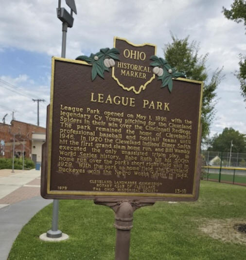 marker at league park