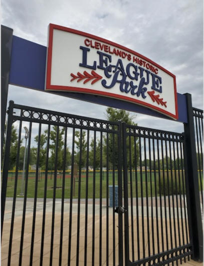 gate at League Park