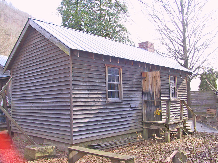 Booker T Washington's home in Malden, West Virginia