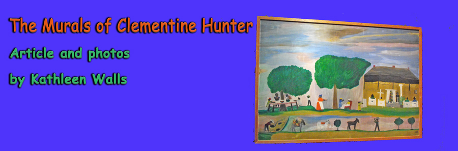 Paintings by Clementine Hunter at Northwest Louisiana History Museum 