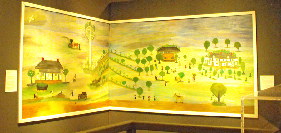 Paintings by Clementine Hunter at Northwest Louisiana History Museum 