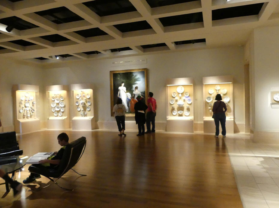 guests seeing art at cummer