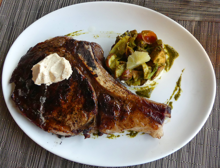 Painted Hills Ribeye Steak at Chef and the Farmer