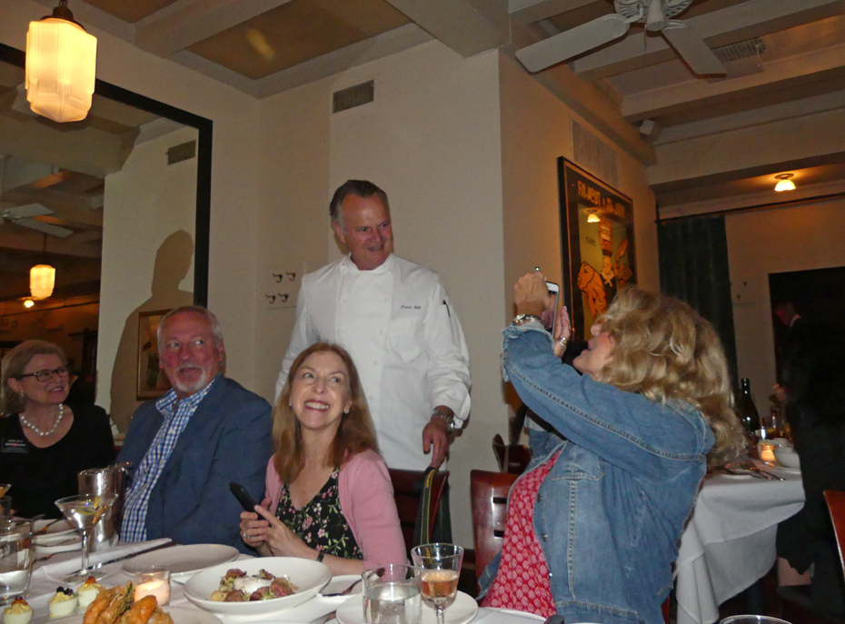 Frank Stitt and customers at Highlands Bar and Grill in Birmingham, AL