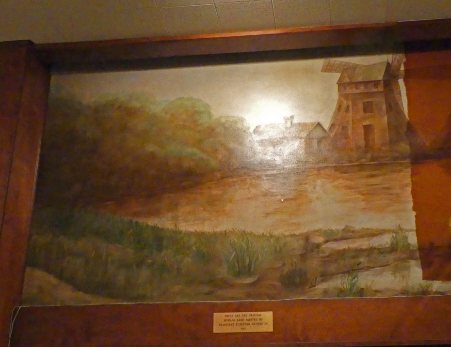 Mural on wall at Bright Star in Bessemer, AL
