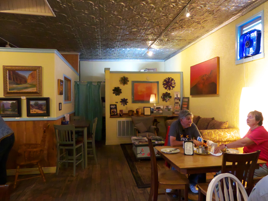 interior of Absolute Bakery in Mancos, Colorado