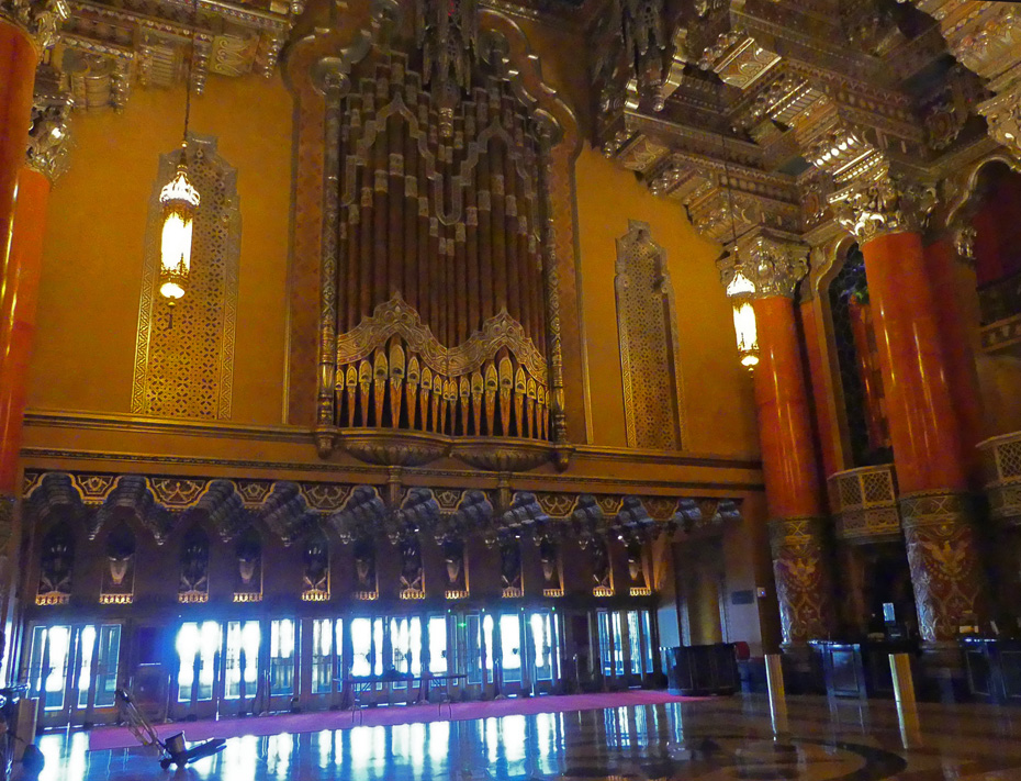 Lobby of Fox Theater Detroit