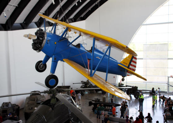 Military exhibit in Discovery Center at Discovery Park  In Union City, Tennessee