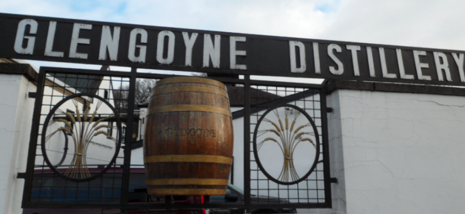 Distillery extereior in Glascow Scotland