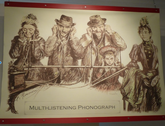 Multi-listening Victrola station photograph