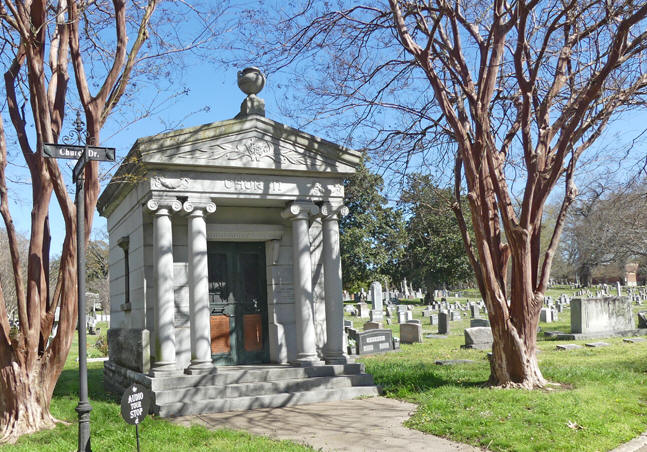 church's grave