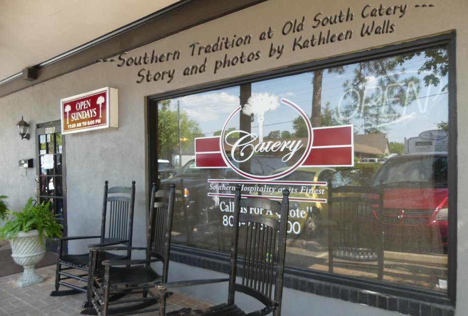 Exterior of old south catery in camden,SC