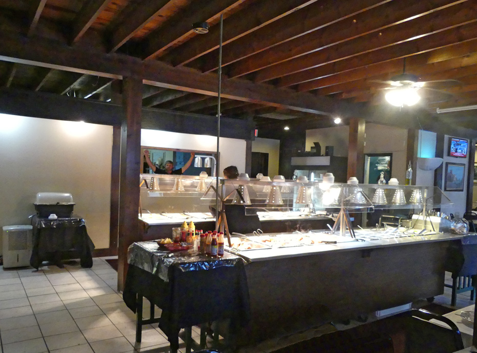Interior of old south catery in camden,SC