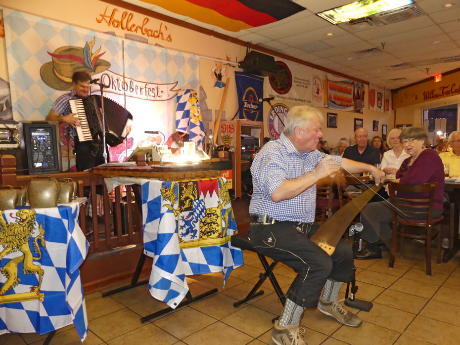 Band at  Hollerbach's Willow Tree Cafe in Sanford, FL