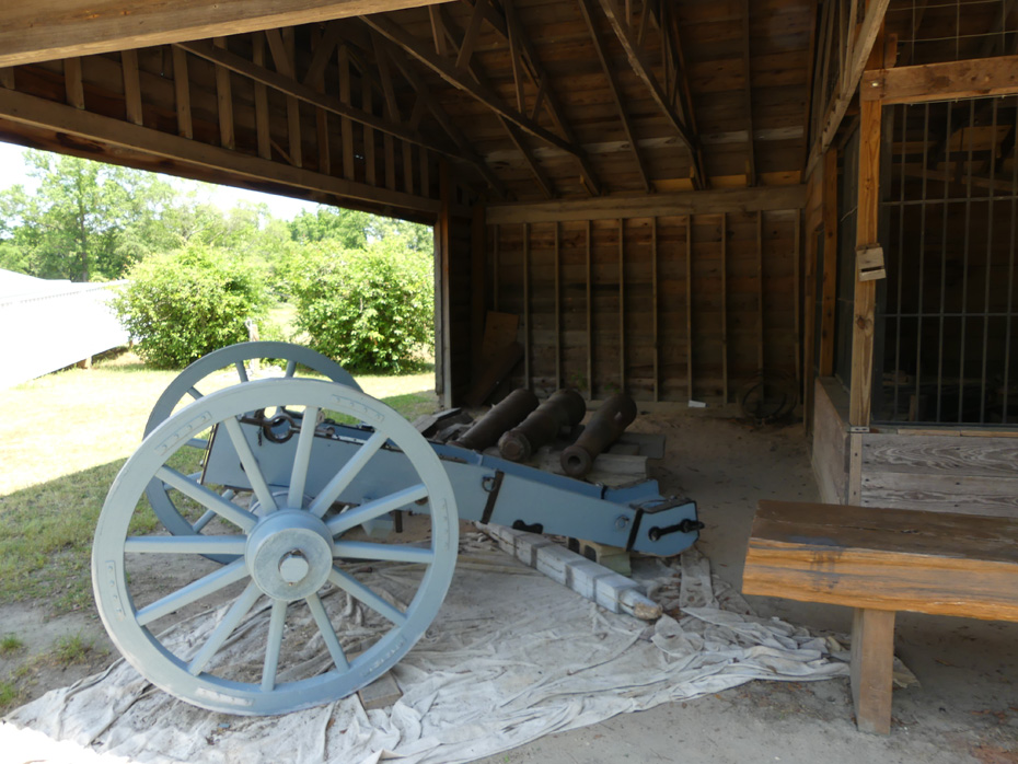cannons at Historic Camden