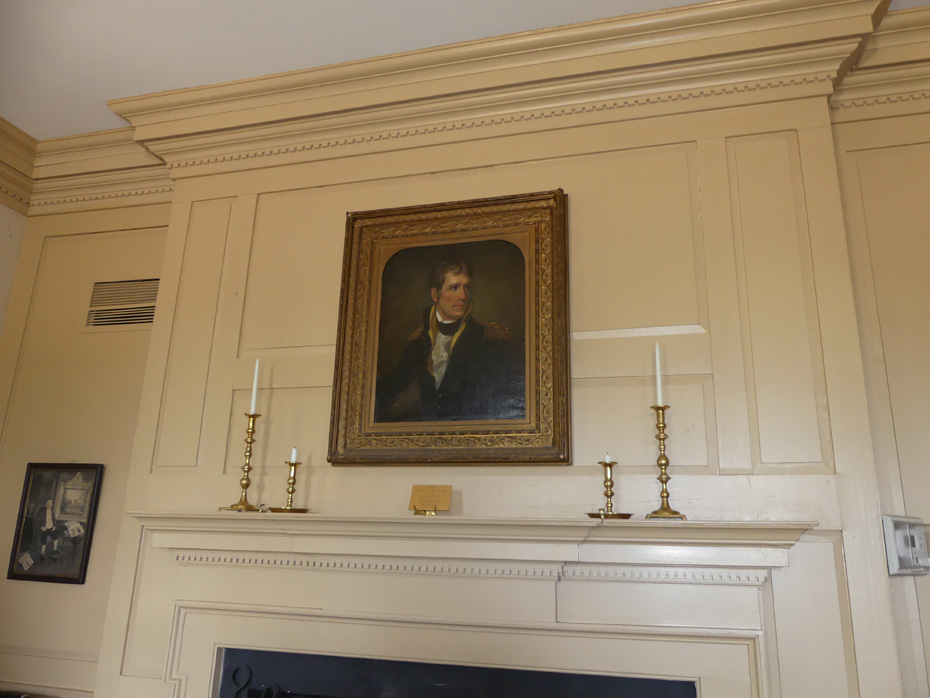 portrait of Andrew Jackson in Kershaw-Cornwallis House at Historic Camden