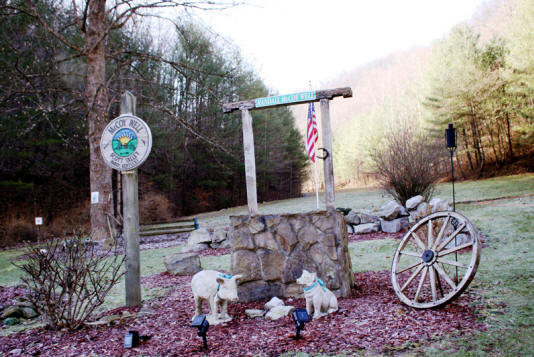 Randall McCoy's well and homesite in Pike County, KT