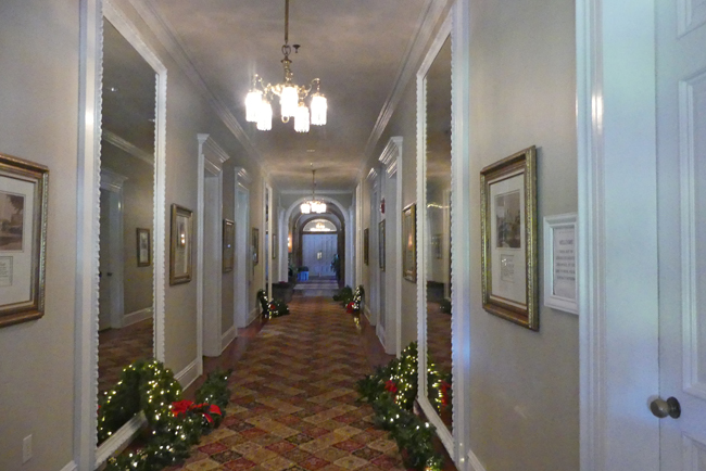 hall at Clubhouse on Jekyll Island