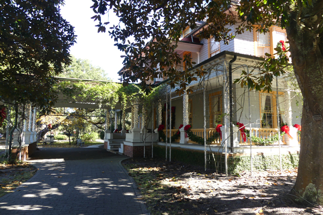 Indian Mound decorated at Jekyll Island