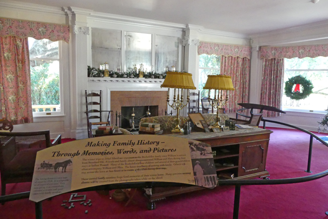 Living room at Indian Mound at Jekyll Island