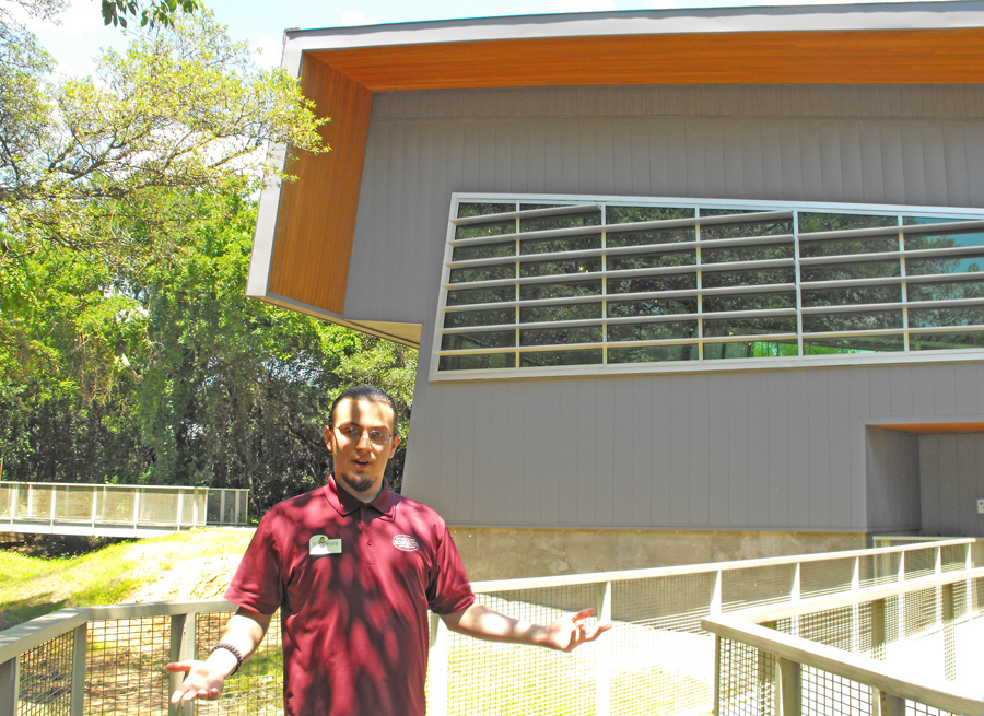 guid at Waco Mammoth National Monument. 