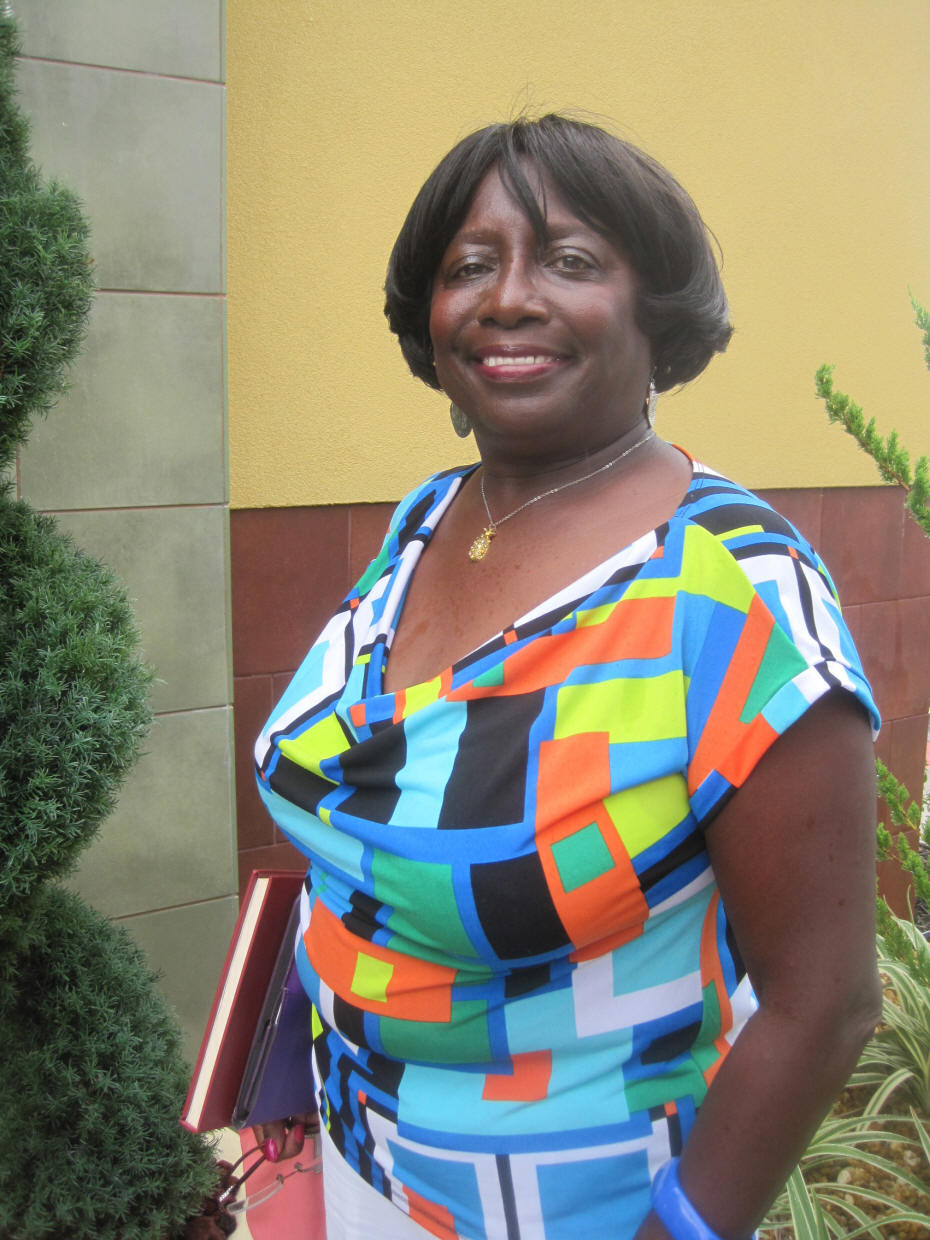 Agnes Lightfoot, of Florida, is a direct descendant of slaves at Sotterley Plantation. 