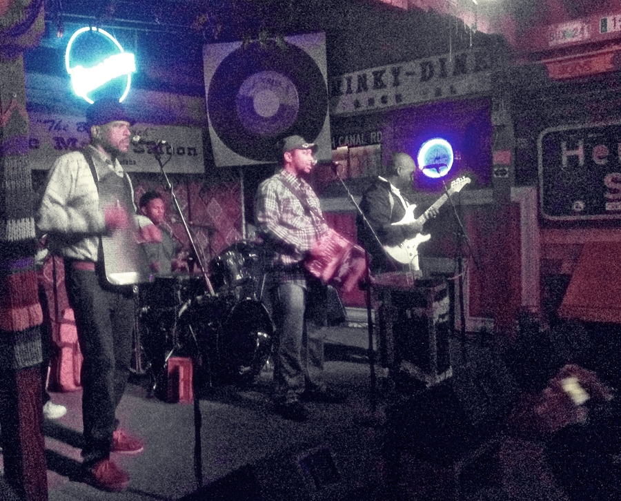 Zydeco band at Blue Moon in Lafayette, LA