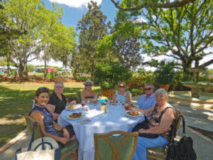 our group at picnic table