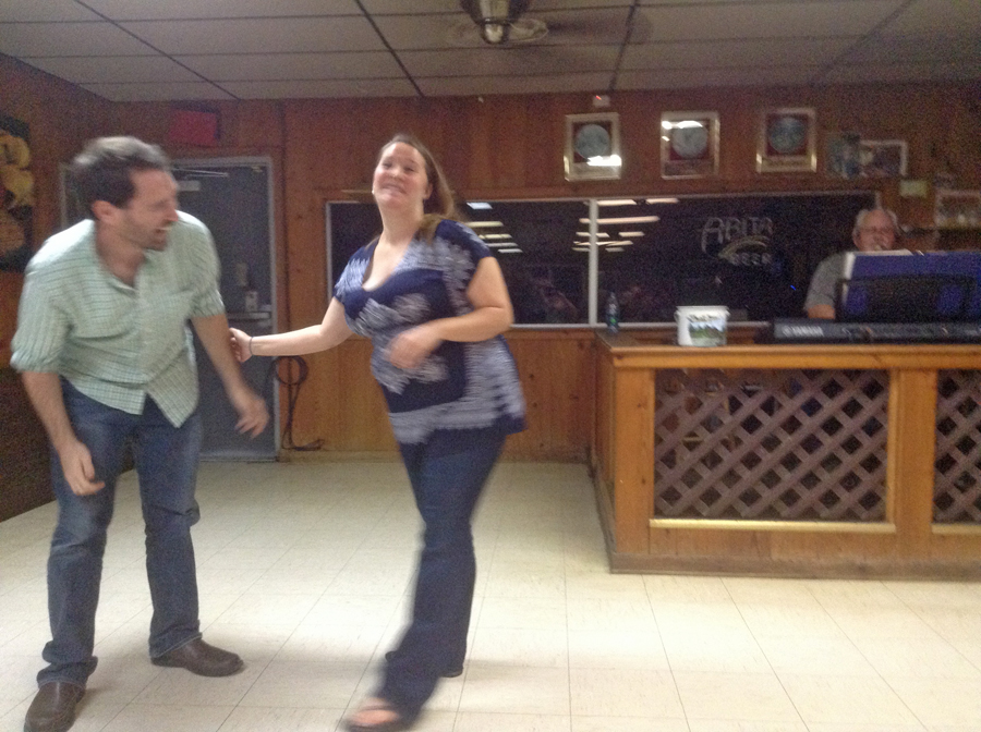 Couple on dance floor at Bayou Delight in Houma, LA