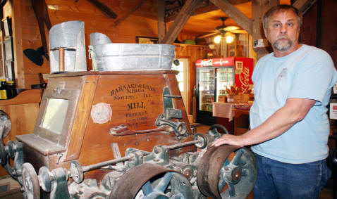 miller shows machiinery at Nora Mill