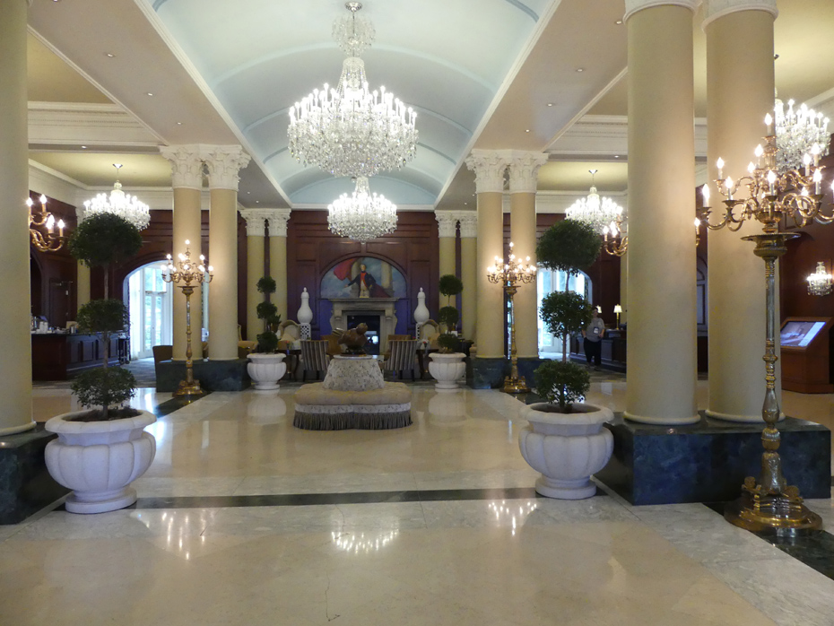 lobby at Nemacolin Woodlands Resort