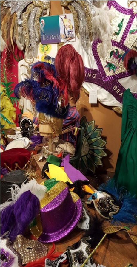 Mardi Gras Museum costume design