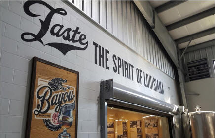 Bayou Rum Tour wall