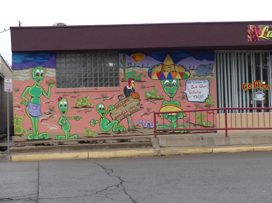 Mural in Roswell