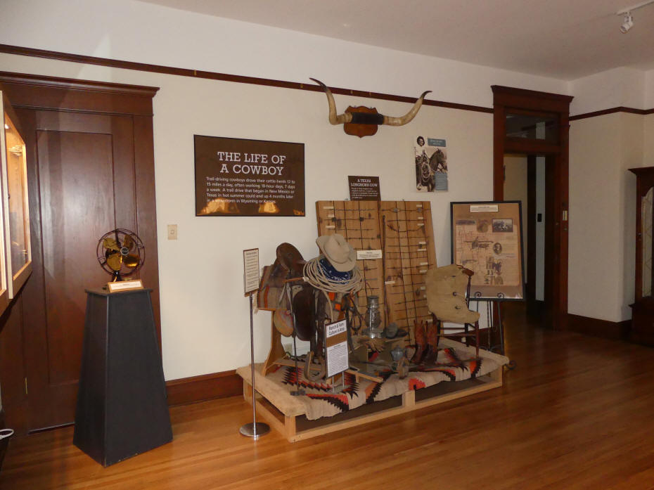 cowboy exhibit at Historical Center for Southeast New Mexico