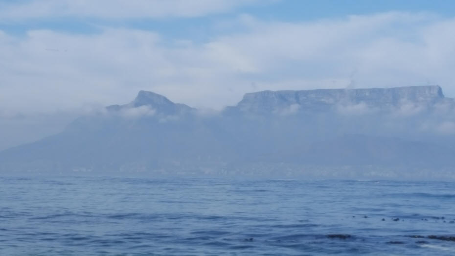 ocean view of Robben Island at Capetown