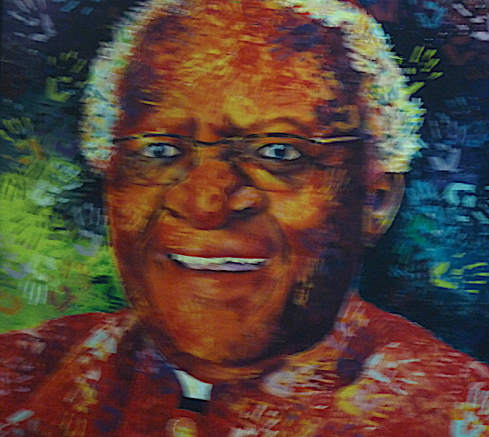 portraint of Nelson Mandela 