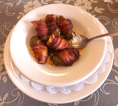 Bacon Wrapped Jalapenos at Miss Hattie's Restaurant and Cathouse Lounge