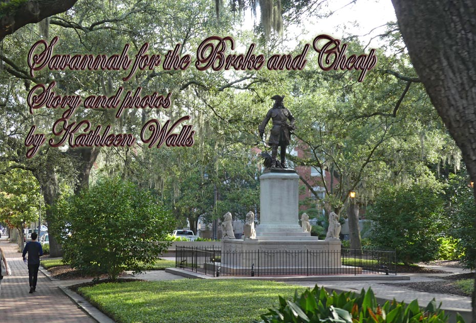 stature of oglethoprp in Savannah on square