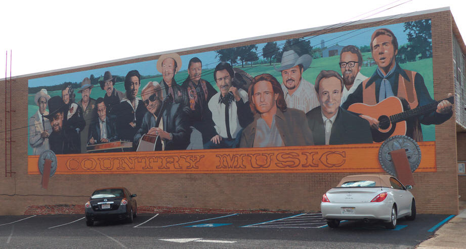 Dothan mural Country music stars
