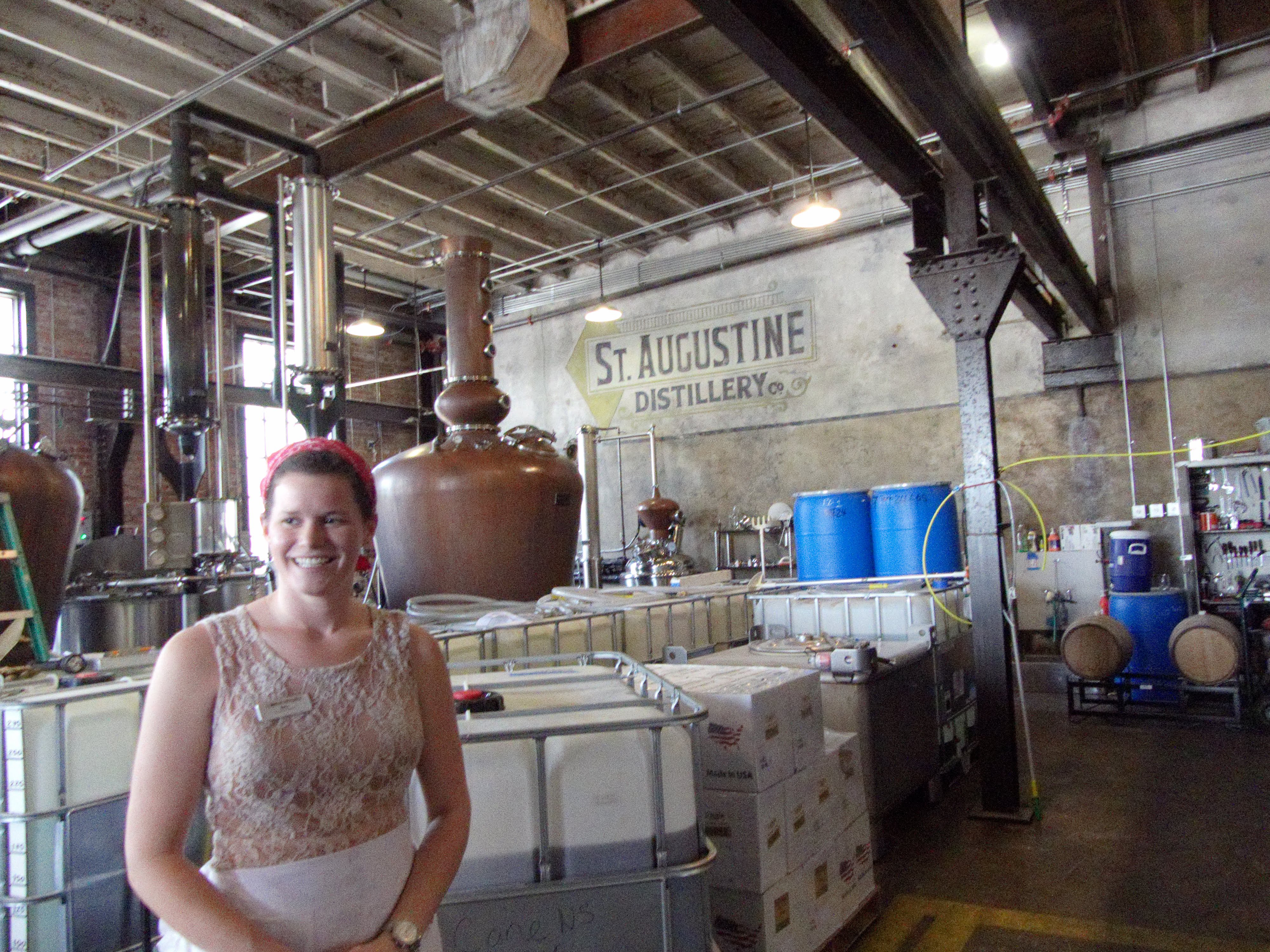 guide at st augustine distillery