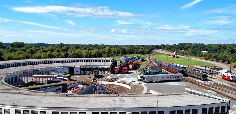 Roundhouse for train