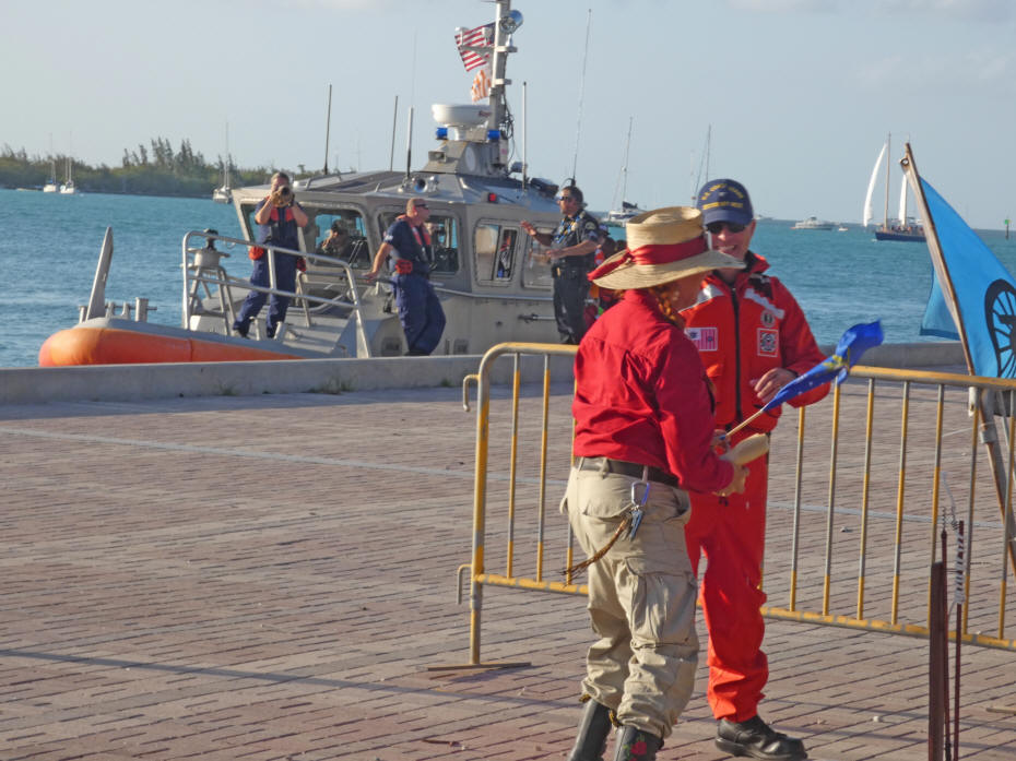 Battle on mallory square at Conch Republic festival
