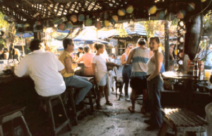 People at Schooner Wharf in Key West Florida